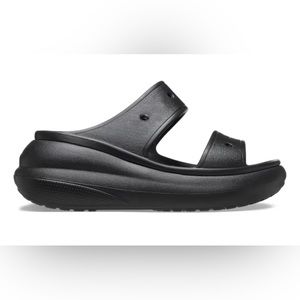New crocs crush sandal - black